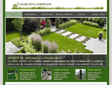 Tablet Screenshot of jardinage-casablanca.com